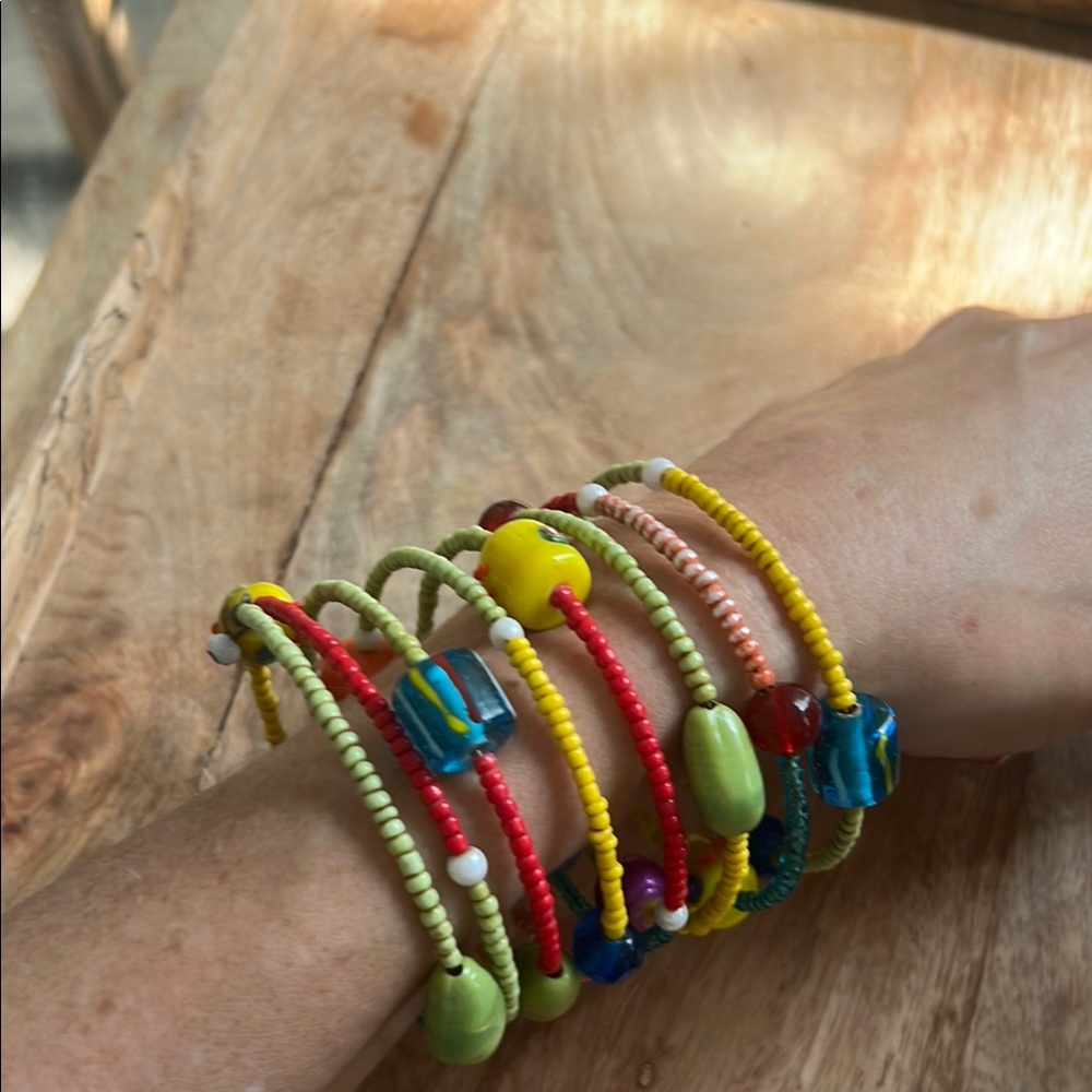 Colorful Beaded Bracelet Strand